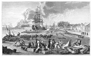 Freight Prints: The Port Of Rochefort, (1885)