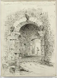 Pisa Prints: The Porta all'Arco, c1831. Creator: Thomas Cole