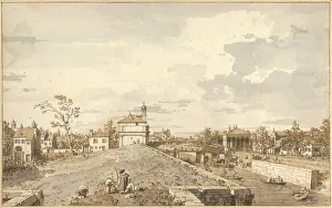 Padua Prints: The Porta Portello with the Brenta Canal in Padua