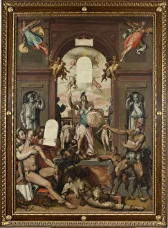 Urbino Prints: Porta Virtutis (Gate of Virtue), ca 1585