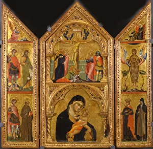 Portable altar, ca 1335. Artist: Veneziano, Paolo (ca 1330-ca 1360) Portable altar, ca 1335. Artist: Veneziano, Paolo (ca 1330-ca 1360)