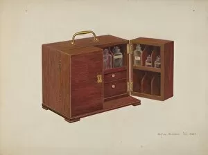 Storage Collection: Portable Medicine Cabinet, c. 1938. Creator: Regina Henderer