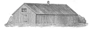Portable Prints: Portable Pavilion Barracks for the Troops in the Crimea, 1854. Creator: Unknown