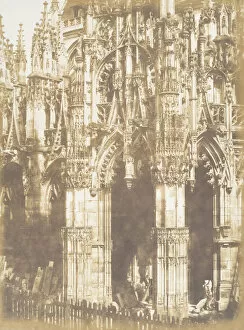 Portail de la Cathedrale de Louviers, 1852-54. Creator: Edmond Bacot