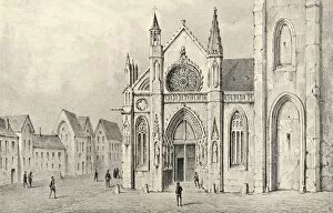 The Portal of the Church of St Jacques la Boucherie, 1915