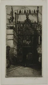 Maclaughlan Donald Shaw Prints: Portal of the Ducal Palace, Venice, 1899. Creator: Donald Shaw MacLaughlan