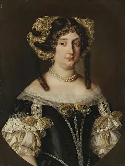 Princess Prints: Portarait of Maria-Virginia Borghese-Chigi, 1680. Creator: Jacob Ferdinand Voet