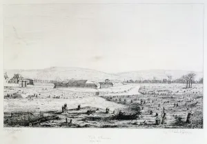 Paul Roux Prints: Porte d Auteuil, Siege of Paris, 1870-1871. Artist: Paul Roux
