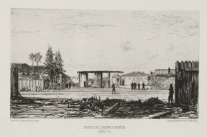 Maxime Lalanne Prints: Porte du lavanse Ulrich. Creator: Maxime Lalanne (French, 1827-1886); Cadart and Luce
