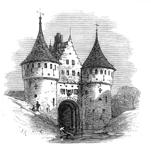 Samuel Read Prints: Porte Rabot, Ghent, 1872. Creator: Unknown