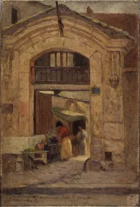 5th Arrondissement Prints: Porte Rue Saint-Jacques, 1905. Creator: Fernand Maillaud