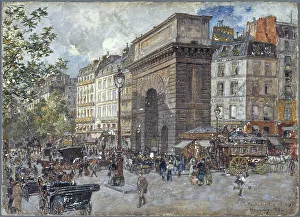 10th Arrondissement Prints: Porte Saint-Martin, 1898. Creator: Frederic Houbron