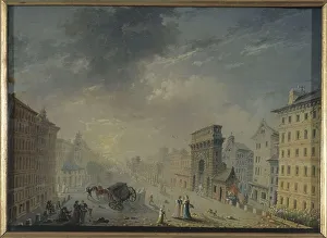 10th Arrondissement Prints: Porte Saint-Martin and the boulevard