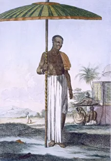 Mother And Child Collection: Porter of the Ouriah caste, pub. 1808-12. Creator: Franz Balthazar Solvyns (1760-1824)