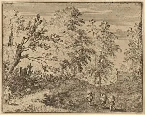 Aldret Van Everdingen Gallery: Three Porters, probably c. 1645 / 1656. Creator: Allart van Everdingen