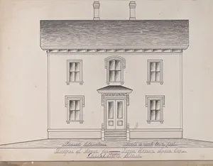 Elevation Prints: Portfolio containing Six Designs for the George Henry Lyon House, Cambridge, Mass