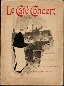 Belle Epoque Gallery: Portfolio Cover for Le Café-Concert, 1893. Creator: Henri-Gabriel Ibels