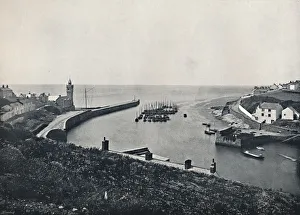Porthleven - The Harbour and Look-Out, 1895