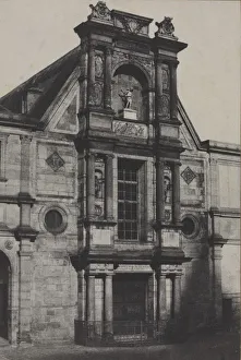 Portico of the Chateau dAnet, now at the Ecole des Beaux-Arts, Paris, 1851