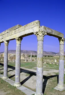 Tunisia Gallery: Portico of the Petronii, Thuburbo Majus, Tunisia