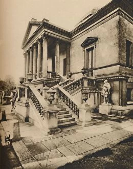 Richard Boyle Gallery: Porticoed Entrance to Chiswick House, An Eighteenth Century Survival, c1935. Creator: King