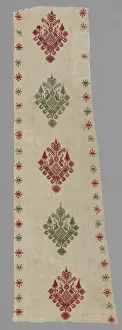 Portion of a Bed Tent, 1600s - 1700s. Creator: Unknown