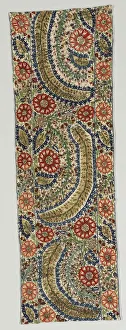 Epirus Prints: Portion of a Bedspread, 1700s. Creator: Unknown