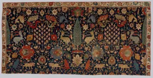 Wool And Cotton Prints: Portion of a Carpet, 17th century. Creator: Unknown