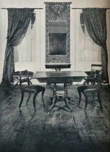 Studio Volume 99 Prints: Portion of Drawing Room of House at Irvington, New York, built about 1820, 1930
