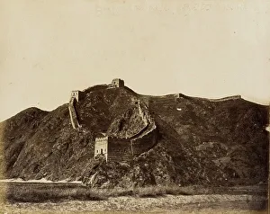 Boundary Prints: Portion of the Great Wall, 1860. Creator: Felice Beato