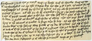 Henry V Prints: Portion of a letter from Henry V, c1419. Artist: Henry V