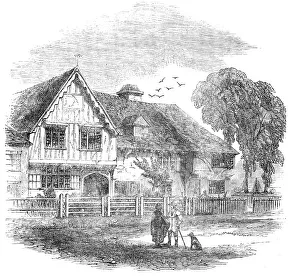 Cottage Industry Prints: Portion of an old broadcloth manufactury, Cranbrook, Kent, 1857. Creator: Unknown