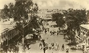 Rambling Collection: A Portion of the Sadar Bazar, Rawalpindi - Taken from the Massy Gate, c1918-c1939