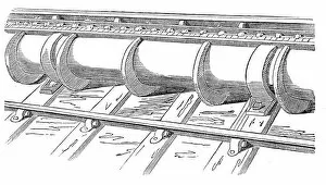Portion of the tube on the line, 1845. Creator: Unknown