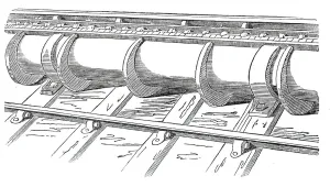 Portion of the tube on the line, 1845. Creator: Unknown