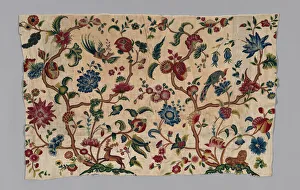 Portion from a Valance, England, 1701 / 25. Creator: Unknown