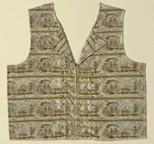 Threads Gallery: Portion of a Waistcoat (Front), France, 1775 / 1800. Creator: Unknown