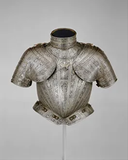Portions of an armour for Vincenzo Luigi di Capua (d. 1627), Italian, Milan, ca. 1595 Portions of an armour for Vincenzo Luigi di Capua (d. 1627), Italian, Milan, ca. 1595