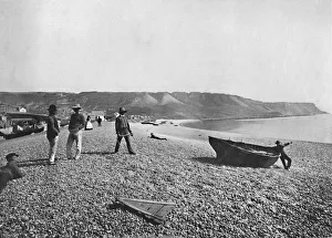 Channel Prints: Portland - The Chesil Beach, 1895