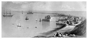 Images Dated 25th March 2009: Portland Harbour and Breakwater, 1866