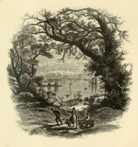 Go Cart Prints: Portland, from Peaks Island, 1874. Creator: John Douglas Woodward