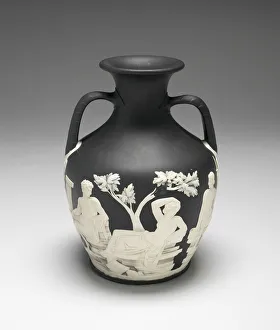 Staffordshire Prints: Portland Vase, Burslem, 1790 / 96. Creator: Wedgwood