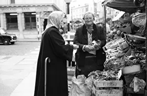 Market Prints: Portobello Market, London, c1955. Creator: Arthur Charles Kirby Ware