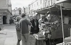 Market Prints: Portobello Market, London, c1955. Creator: Arthur Charles Kirby Ware