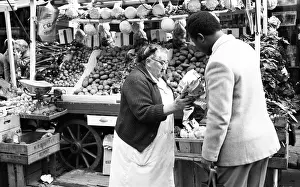 Market Prints: Portobello Market, London, c1955. Creator: Arthur Charles Kirby Ware