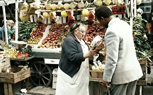 Market Prints: Portobello Market, London, c1955. Creator: Arthur Charles Kirby Ware