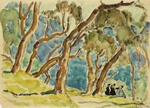 Bending Prints: Portofino, 1920. Creator: Verner Thome