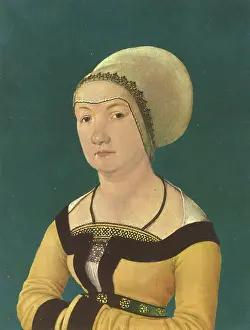 Style Prints: Portrait of a 34-year-old Woman, 1512. Creators: Hans Holbein the Elder, Ambrosius Holbein