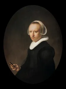 Prayer Book Prints: Portrait of a 39-year-old Woman, 1632. Creator: Rembrandt Harmensz van Rijn
