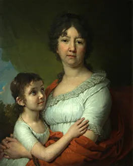 Portrait of A. E. Labzina and her foster-daughter S. A. Mudrova, 1803. Artist: Borovikovsky, Vladimir Lukich (1757-1825)